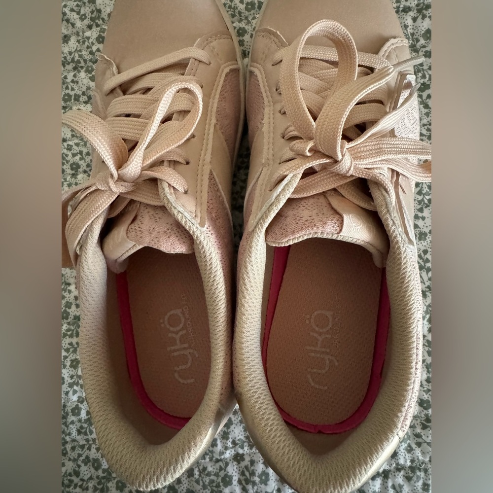 Ryka Athletic Style Blush Pink Shoes with Lace Details - Size 8-1/2M - Picture 9 of 10
